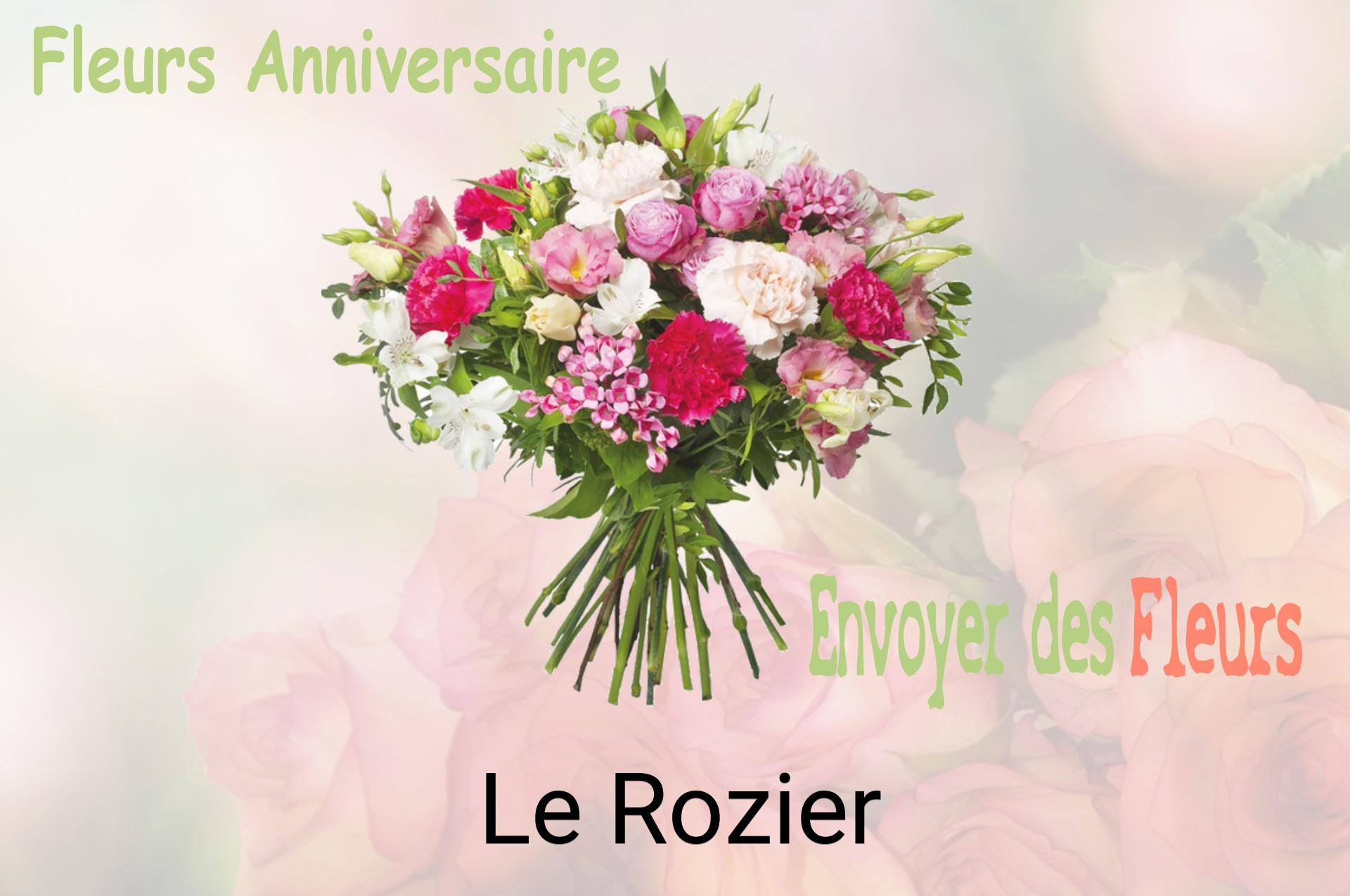Bouquet de fleurs d’anniversaire livré à Le Rozier